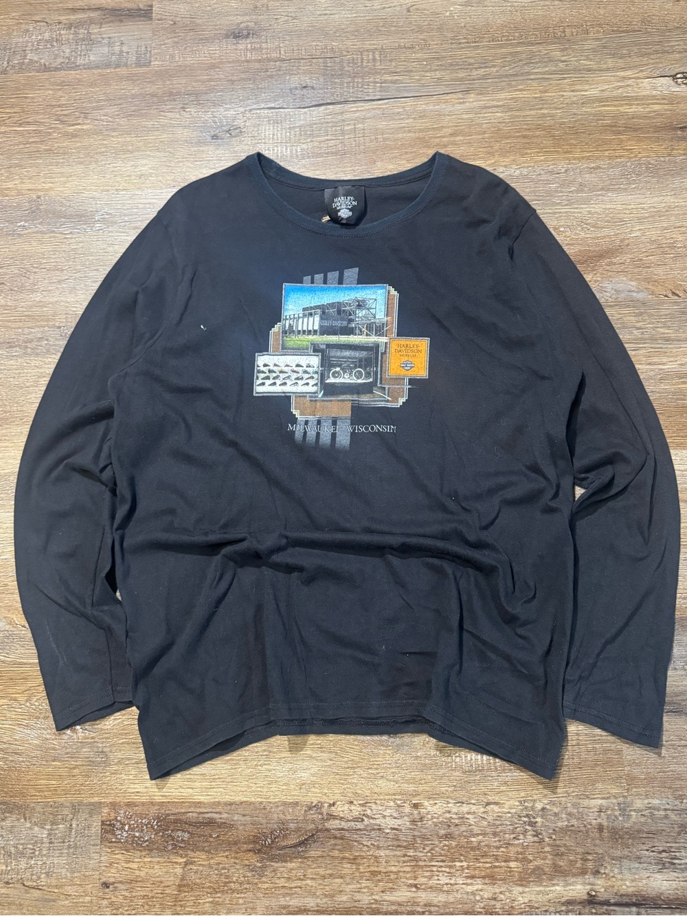 Men’s Vintage Harley Davidson Long Sleeve Shirt‎